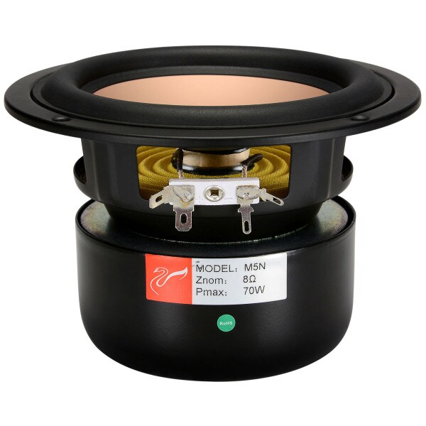 Main product image for HiVi M5N 5" Aluminum/Magnesium Midbass 297-436